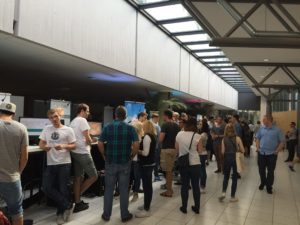 Der Ausstellungsbereich mit interessanten Apps und fesselnden Games